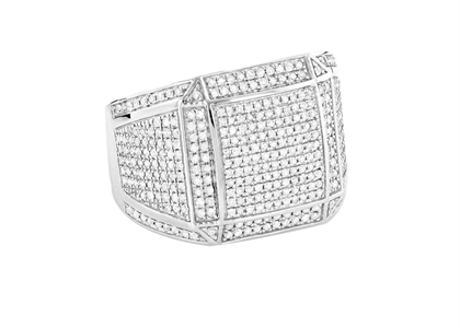 Iced Out Micro Pave Square Ring